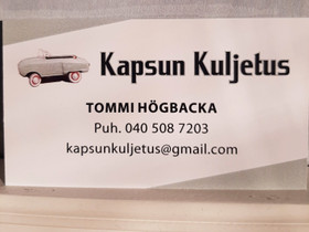 Kuljetukset, Palvelut, Jyväskylä, Tori.fi