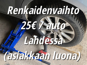 Renkaiden vaihto Lahdessa kotipihallasi, Palvelut, Lahti, Tori.fi Renkaiden vaihto Lahdessa kotipihallasi, Palvelut, Lahti, Tori.fi