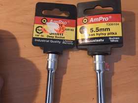AmPro kirkas hylsy pitkä, Työkalut, tikkaat ja laitteet, Rakennustarvikkeet ja työkalut, Hollola, Tori.fi