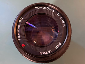 Tokina 70-210mm f4-5.6 (Pentax PK), Objektiivit, Kamerat ja valokuvaus, Kouvola, Tori.fi