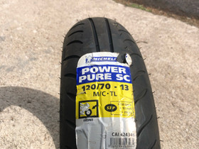 Michelin Power Pure 120/70-13 m/c, Renkaat, Mototarvikkeet ja varaosat, Nurmijärvi, Tori.fi Michelin Power Pure 120/70-13 m/c, Renkaat, Mototarvikkeet ja varaosat, Nurmijärvi, Tori.fi