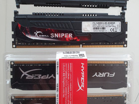 DDR3 muistikampoja 2x8gb ja 2x4gb, Komponentit, Tietokoneet ja lisälaitteet, Kokkola, Tori.fi DDR3 muistikampoja 2x8gb ja 2x4gb, Komponentit, Tietokoneet ja lisälaitteet, Kokkola, Tori.fi