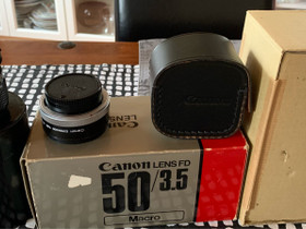 Canon FD 50 Macro, Objektiivit, Kamerat ja valokuvaus, Imatra, Tori.fi Canon FD 50 Macro, Objektiivit, Kamerat ja valokuvaus, Imatra, Tori.fi