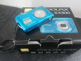 Nikon Coolpix S3300 digikamera sininen, Kamerat, Kamerat ja valokuvaus, Kauhava, Tori.fi Nikon Coolpix S3300 digikamera sininen, Kamerat, Kamerat ja valokuvaus, Kauhava, Tori.fi