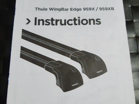 Thule WingBar Edge 959X / 959XB, Kattotelineet ja boksit, Auton varaosat ja tarvikkeet, Ruokolahti, Tori.fi Thule WingBar Edge 959X / 959XB, Kattotelineet ja boksit, Auton varaosat ja tarvikkeet, Ruokolahti, Tori.fi