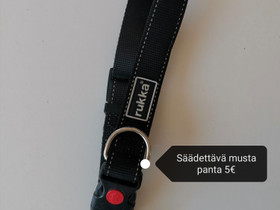 RUKKA musta panta ja talutin, Koirien tarvikkeet, Lemmikkieläimet, Lappeenranta, Tori.fi RUKKA musta panta ja talutin, Koirien tarvikkeet, Lemmikkieläimet, Lappeenranta, Tori.fi