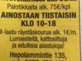 Räystäskourua palotikkaita !!!!!, Eristys ja katot, Rakennustarvikkeet ja työkalut, Lahti, Tori.fi Räystäskourua palotikkaita !!!!!, Eristys ja katot, Rakennustarvikkeet ja työkalut, Lahti, Tori.fi