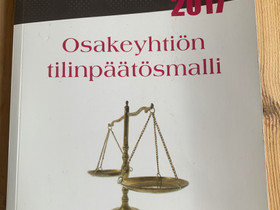 Osakeyhtiön tilinpäätösmalli 2017, Oppikirjat, Kirjat ja lehdet, Hankasalmi, Tori.fi