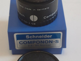 Schneider Componon-S 2.8/50 objektiivi, Objektiivit, Kamerat ja valokuvaus, Kangasala, Tori.fi Schneider Componon-S 2.8/50 objektiivi, Objektiivit, Kamerat ja valokuvaus, Kangasala, Tori.fi