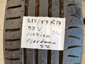 Kesärenkaat 215/55R17 98V nokian, Renkaat ja vanteet, Espoo, Tori.fi Kesärenkaat 215/55R17 98V nokian, Renkaat ja vanteet, Espoo, Tori.fi