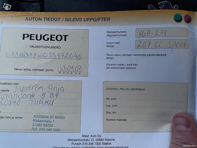 Peugeot 207 7