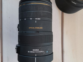 Sigma naf 80-400mm, Objektiivit, Kamerat ja valokuvaus, Siikalatva, Tori.fi