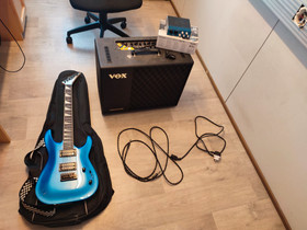 Jackson sähkökitara, Vox Vt100x, AudioBox usb96, Kitarat, bassot ja vahvistimet, Musiikki ja soittimet, Kuortane, Tori.fi Jackson sähkökitara, Vox Vt100x, AudioBox usb96, Kitarat, bassot ja vahvistimet, Musiikki ja soittimet, Kuortane, Tori.fi