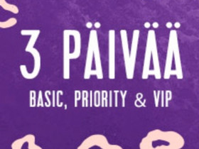 3pv Weekend lippu, Muu musiikki ja soittimet, Musiikki ja soittimet, Rovaniemi, Tori.fi 3pv Weekend lippu, Muu musiikki ja soittimet, Musiikki ja soittimet, Rovaniemi, Tori.fi