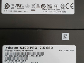Micron pro 5300 ssd 480Gb, Komponentit, Tietokoneet ja lisälaitteet, Tampere, Tori.fi Micron pro 5300 ssd 480Gb, Komponentit, Tietokoneet ja lisälaitteet, Tampere, Tori.fi
