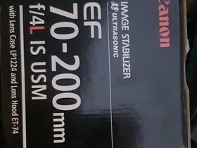 Canon 70-200, Objektiivit, Kamerat ja valokuvaus, Jyväskylä, Tori.fi Canon 70-200, Objektiivit, Kamerat ja valokuvaus, Jyväskylä, Tori.fi