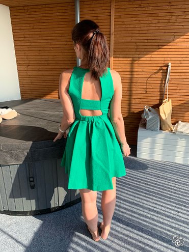 Zara vihreä mekko XS