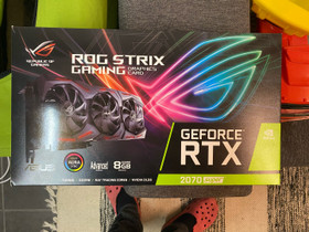 Asus GeForce RTX 2070 Super ROG Strix, Komponentit, Tietokoneet ja lisälaitteet, Rauma, Tori.fi Asus GeForce RTX 2070 Super ROG Strix, Komponentit, Tietokoneet ja lisälaitteet, Rauma, Tori.fi