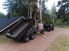 Hydraulinen kuormain kärry, Kuljetuskalusto, Työkoneet ja kalusto, Pyhtää, Tori.fi Hydraulinen kuormain kärry, Kuljetuskalusto, Työkoneet ja kalusto, Pyhtää, Tori.fi