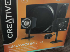 Creative Gigaworks T3, Muu musiikki ja soittimet, Musiikki ja soittimet, Ylivieska, Tori.fi Creative Gigaworks T3, Muu musiikki ja soittimet, Musiikki ja soittimet, Ylivieska, Tori.fi