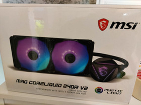 MSI mag core liquid 240R v2 vesijäähy, Komponentit, Tietokoneet ja lisälaitteet, Jyväskylä, Tori.fi MSI mag core liquid 240R v2 vesijäähy, Komponentit, Tietokoneet ja lisälaitteet, Jyväskylä, Tori.fi