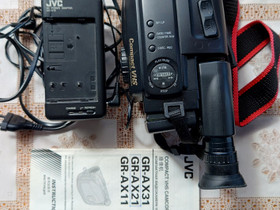 JVC GR-AX21 VHS-C videokamera, Kamerat, Kamerat ja valokuvaus, Lahti, Tori.fi JVC GR-AX21 VHS-C videokamera, Kamerat, Kamerat ja valokuvaus, Lahti, Tori.fi