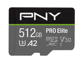 PNY PRO Elite Micro SDXC U3 V30 muistikortti 512 G, Valokuvaustarvikkeet, Kamerat ja valokuvaus, Kuopio, Tori.fi