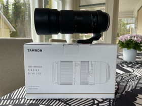 Tamron 100-400mm f/4,5-6,3 Di VC USD Canon, Objektiivit, Kamerat ja valokuvaus, Riihimäki, Tori.fi