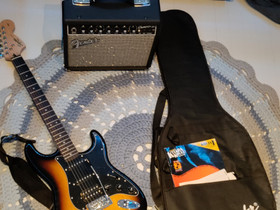 Sähkökitara Fender+vahvistin, Kitarat, bassot ja vahvistimet, Musiikki ja soittimet, Jyväskylä, Tori.fi Sähkökitara Fender+vahvistin, Kitarat, bassot ja vahvistimet, Musiikki ja soittimet, Jyväskylä, Tori.fi