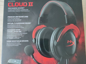 HyperX Cloud II pelikuulokkeet, Oheislaitteet, Tietokoneet ja lisälaitteet, Alajärvi, Tori.fi HyperX Cloud II pelikuulokkeet, Oheislaitteet, Tietokoneet ja lisälaitteet, Alajärvi, Tori.fi