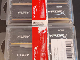 Kingston HyperX Fury 16Gb (4x4Gb) DDR4, Komponentit, Tietokoneet ja lisälaitteet, Kauhava, Tori.fi