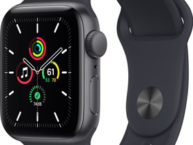 Apple Watch SE 40 mm GPS (harmaa alu./keskiyö spor, Muu viihde-elektroniikka, Viihde-elektroniikka, Pori, Tori.fi