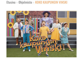 Koko kaupungin vinski 19.6 komedia teatteri, Keikat, konsertit ja tapahtumat, Matkat ja liput, Pirkkala, Tori.fi Koko kaupungin vinski 19.6 komedia teatteri, Keikat, konsertit ja tapahtumat, Matkat ja liput, Pirkkala, Tori.fi