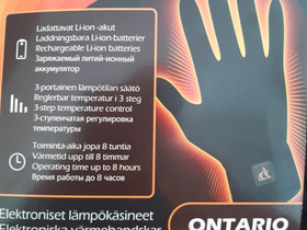 Ontario Nevercold lämpökäsineet koko L, Ulkoilu ja retkeily, Urheilu ja ulkoilu, Oulu, Tori.fi