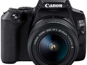 Canon EOS 250D järjestelmäkamera + EF-S 18-55 mm I, Kamerat, Kamerat ja valokuvaus, Oulu, Tori.fi
