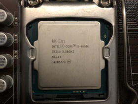 Intel i5 4690k, HyperX Fury 2x8gb, Komponentit, Tietokoneet ja lisälaitteet, Helsinki, Tori.fi