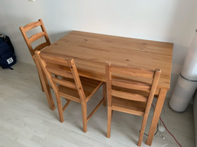 Ikea jokkmokk ruokailuryhmä, Pöydät ja tuolit, Sisustus ja huonekalut, Mikkeli, Tori.fi Ikea jokkmokk ruokailuryhmä, Pöydät ja tuolit, Sisustus ja huonekalut, Mikkeli, Tori.fi