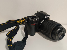 Nikon D3100 -järjestelmäkamera ja 2 objektiivia, Kamerat, Kamerat ja valokuvaus, Vaasa, Tori.fi