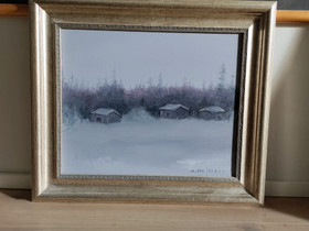 Kallinen talvimaisema taulu, Taulut, Sisustus ja huonekalut, Oulu, Tori.fi Kallinen talvimaisema taulu, Taulut, Sisustus ja huonekalut, Oulu, Tori.fi