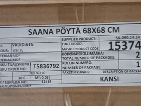 Saana pöytä 68x68 Cm, Pöydät ja tuolit, Sisustus ja huonekalut, Kuopio, Tori.fi Saana pöytä 68x68 Cm, Pöydät ja tuolit, Sisustus ja huonekalut, Kuopio, Tori.fi