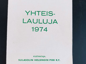 Yhteislauluja, 1974, Harrastekirjat, Kirjat ja lehdet, Turku, Tori.fi