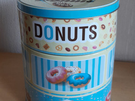 Donuts peltirasia, 3- osainen, Astiat, Keräily, Jyväskylä, Tori.fi Donuts peltirasia, 3- osainen, Astiat, Keräily, Jyväskylä, Tori.fi