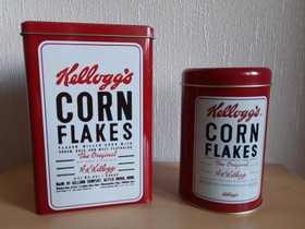 2 Kellogg's Corn Flakes peltirasiaa, Astiat, Keräily, Jyväskylä, Tori.fi 2 Kellogg's Corn Flakes peltirasiaa, Astiat, Keräily, Jyväskylä, Tori.fi
