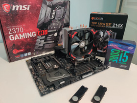 Prosessori 8600k + z370 emolevy, Komponentit, Tietokoneet ja lisälaitteet, Sonkajärvi, Tori.fi Prosessori 8600k + z370 emolevy, Komponentit, Tietokoneet ja lisälaitteet, Sonkajärvi, Tori.fi
