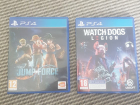 Jump force ja watch dogs legion (ps4), Pelikonsolit ja pelaaminen, Viihde-elektroniikka, Lahti, Tori.fi Jump force ja watch dogs legion (ps4), Pelikonsolit ja pelaaminen, Viihde-elektroniikka, Lahti, Tori.fi
