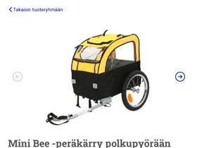 Mini bee-peräkärry, Pyörätarvikkeet ja kypärät, Polkupyörät ja pyöräily, Rovaniemi, Tori.fi Mini bee-peräkärry, Pyörätarvikkeet ja kypärät, Polkupyörät ja pyöräily, Rovaniemi, Tori.fi