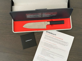 Evercut Santoku 17cm kokkiveitsi, uusi, Keittiövälineet, Keittiötarvikkeet ja astiat, Ilmajoki, Tori.fi Evercut Santoku 17cm kokkiveitsi, uusi, Keittiövälineet, Keittiötarvikkeet ja astiat, Ilmajoki, Tori.fi
