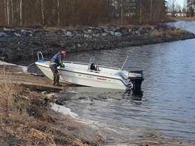 Yamarin 470bf 80hv yamaha autolube koneella, Moottoriveneet, Veneet, Kannus, Tori.fi