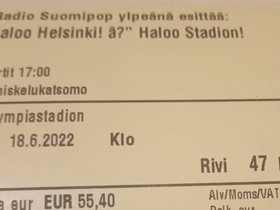 Haloo Helsinki keikkalippu, Keikat, konsertit ja tapahtumat, Matkat ja liput, Lohja, Tori.fi Haloo Helsinki keikkalippu, Keikat, konsertit ja tapahtumat, Matkat ja liput, Lohja, Tori.fi