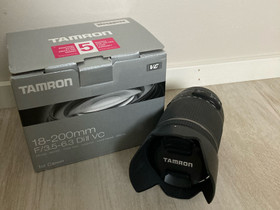 Tamron 18-200mm f/3.5-6.3 Di II VC, Objektiivit, Kamerat ja valokuvaus, Rovaniemi, Tori.fi Tamron 18-200mm f/3.5-6.3 Di II VC, Objektiivit, Kamerat ja valokuvaus, Rovaniemi, Tori.fi